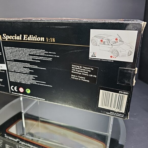 Maisto 1998 Silver AUDI Supersportwagon Rosemeyer 1:18 Scale DIECAST Car And Box - Picture 13 of 15